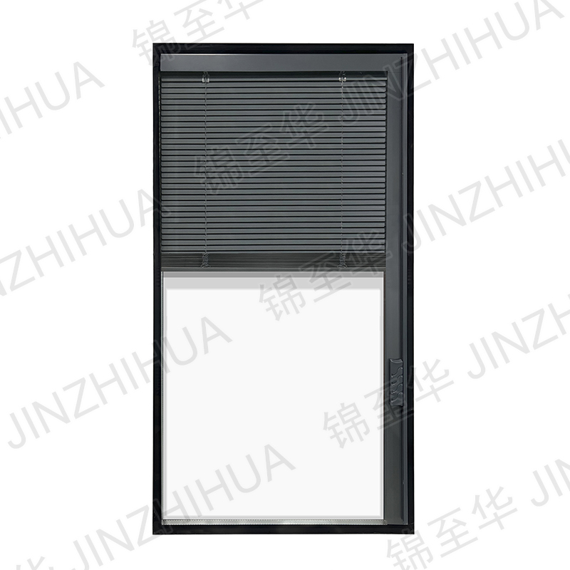 Grey single controller magnetic blinds
